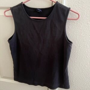 Black tank top